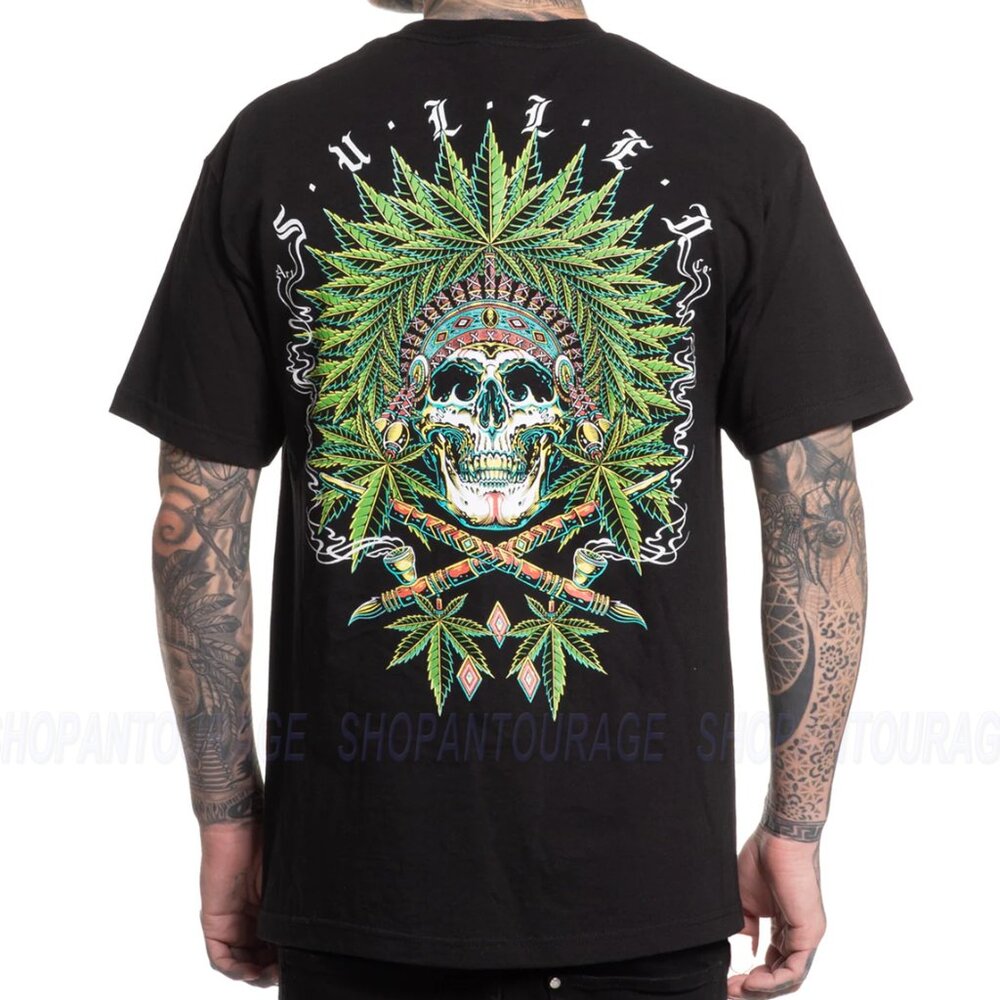 Sullen Art Collective Chiefin Standard Fit SCM6649 Short Sleeve Men`s T-shirt